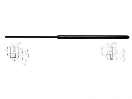 Амортизатор багажника STARLINE 14.64.800