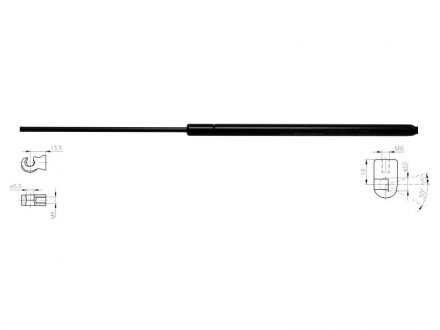 Амортизатор багажника STARLINE 44.28.804