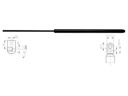Амортизатор багажника STARLINE 42.36.801