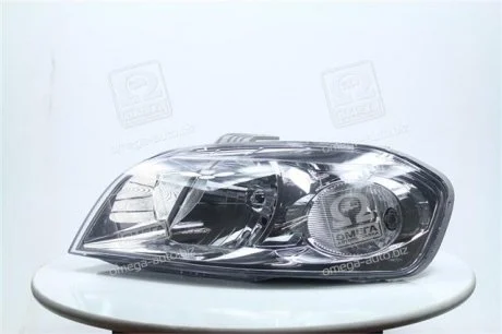 Фара ліва з моторчиком Chevrolet Aveo T250 (06-) седан TYC 20-B082-A5-2B