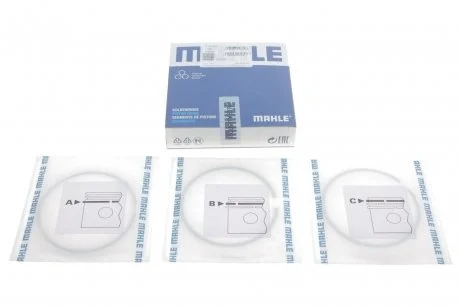 Кільця поршневі Sprinter ОМ611-612 (88mm/STD) MAHLE 001 36 N0 MAHLE / KNECHT 00136N0