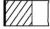 Кільця поршневі LADA NOVA, SAMARA 1.5 86-10 (82mm) MAHLE 448 81 N0 MAHLE / KNECHT 44881N0 (фото 1)