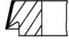 Кільця поршневі LADA NOVA, SAMARA 1.5 86-10 (82mm) MAHLE 448 81 N0 MAHLE / KNECHT 44881N0 (фото 2)