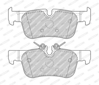 Гальмiвнi колодки, к-кт. FERODO FDB4954 (фото 1)