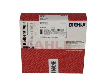 Комплект кілець на поршень MAHLE MAHLE / KNECHT 03475V0