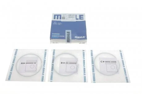 Кільця поршневі Fiat Doblo 1.9JTD 01- (82.00mm/STD) (2-2-2) MAHLE / KNECHT 00981N0