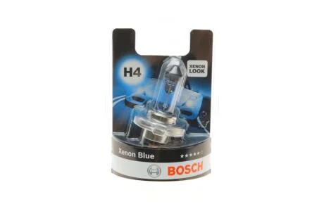 Лампочка Xenon Blue галоген H4 (12 В, 60/55 Вт, тип гнізда: P43T) BOSCH 1 987 301 010