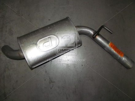 Глушник VW Passat 1.6TD/1.9TD kat 88-96 Алюмінізована сталь POLMOSTROW 30.43