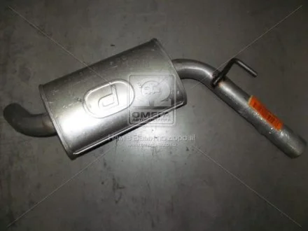 Глушник VW Passat 1.6TD/1.9TD kat 88-96 Алюмінізована сталь POLMOSTROW 30.43