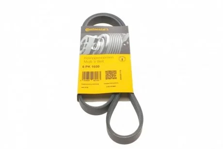 Ремінь генератора Mazda 323/626 1.8-2.0 97-02/Opel Astra G/Vectra B/C 2.0/2.2 00-08 Contitech 5PK1030