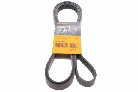 Ремінь генератора MB W124/W164 Contitech 6PK2360