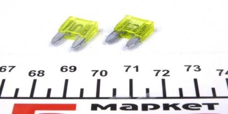 Предохранитель 20А (мини, с плоскими контактами) BOSCH 1 987 529 032