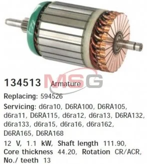 Якорь стартера Honda (HC-) CARGO 134513