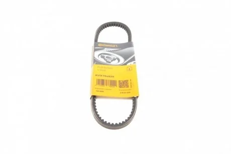 Ремінь генератора VW T3 1.6/1.7D 83-92/Seat Toledo 2.0 91-99/Ford Escort 1.4/1.6 81-90 Contitech AVX 10X625
