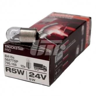 Лампочка R5W Truckstar Pro NextGen (картон, 10 шт, 24В, 5Вт, тип гнізда: BA15S) OSRAM 5627TSP