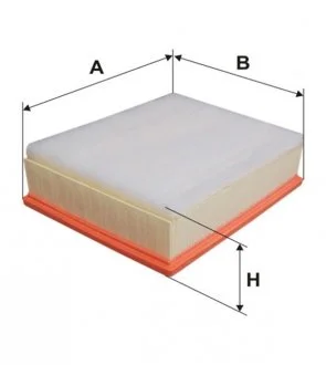 Фильтр воздушный (WIX-Filtron) WIX FILTERS WA9555