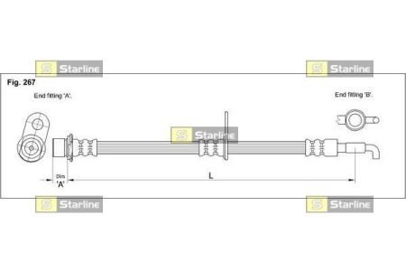 Гальмівний шланг STARLINE HA ST.1189