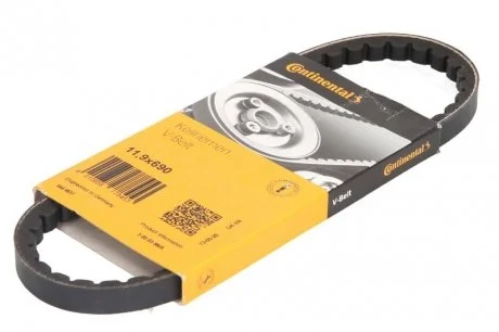 Пас привідний з довжиною кола понад 60см, але не більш як 180см 11.9X690 Contitech 11,9X690