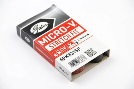 Ремень генератора Ford Transit 2.0Di/TDCi 00-(-AC) Gates 6PK831SF