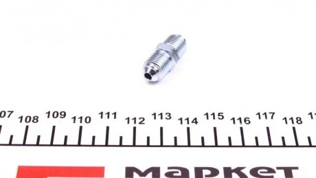 Соединитель тормозной трубки (M10x1/11x28/d=3.2) (папа/папа) QUICK BRAKE OEE