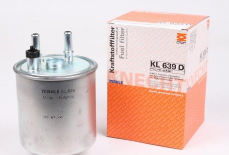 Фільтр палива MAHLE ORIGINAL MAHLE / KNECHT KL639D
