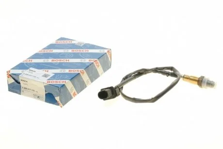 Лямбда-зонд (кількість дротів 5, 750мм) AUDI A1, A3, A4 ALLROAD B8, A4 B8, A5, A6 C6, A6 C7, A8 D3, Q5, Q7, R8, R8 SPYDER FORD KUGA II OPEL COMBO TOUR, COMBO/MINIVAN 1.4-6.0 02.03- BOSCH 0 258 017 178