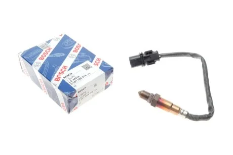 Лямбда-зонд (кількість дротів 5, 380мм) MERCEDES B SPORTS TOURER (W245) BMW 1 (E87), 1 (F20), 1 (F21), 2 (F22, F87), 3 (E90), 3 (E91), 3 (E92), 3 (E93), 3 (F30, F80), 3 (F31) 1.4-3.0D 06.02- BOSCH 0 281 004 018