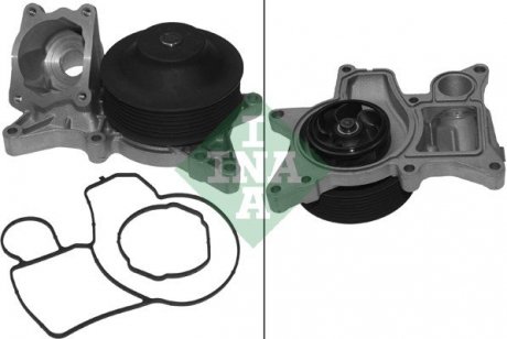 Насос воды BMW 5 (F10/F11)/7 (F01-04)/X5 (E70)/X6 (E71/E72) 2.0d-3.0d 09-, N57/M57 INA 538 0185 10