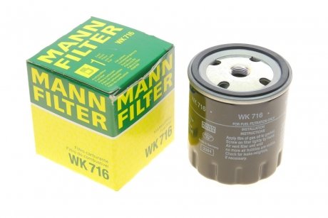 Фильтр топливный MB 123 (C123) 2.0-3.0D 75-96 OM616/617 MANN WK716 (фото 1)