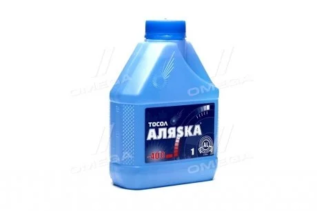 Тосол Аляска А-40 (-40С) (Каністра 1л) АЛЯSКА 5069