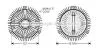 Муфта, Вентилятор радіатора AVA COOLING BWC327 (фото 3)