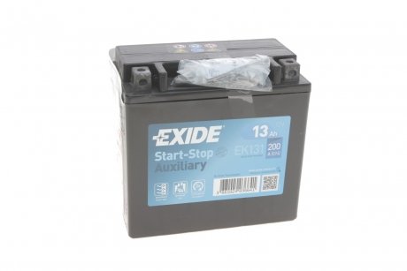 Аккумуляторная батарея 13Ah/200A (150x90x145/+L) (Start-Stop/вспомогательная) EXIDE EK131 (фото 1)