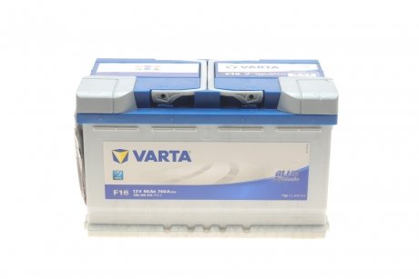 Аккумуляторная батарея 80Ah/740A (315x175x190/+R/B13) Blue Dynamic F16 VARTA 580400074 3132 (фото 1)
