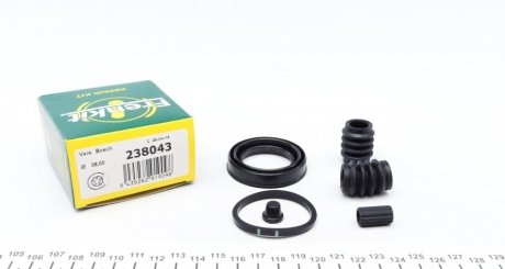 Ремкомплект суппорта (заднего) Toyota Avensis/Corolla 03-09d=38mm (Bosch) FRENKIT 238043 (фото 1)