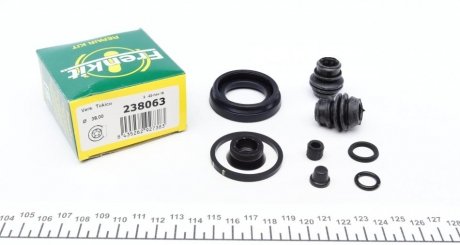 Ремкомплект суппорта (заднего) Toyota Auris/Yaris 05- (d=38mm) (Tokico) FRENKIT 238063 (фото 1)