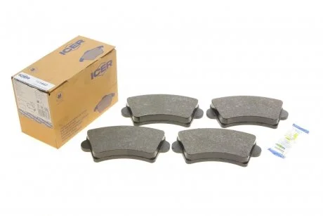 Колодки гальмівні (передні) Renault Master II/Opel Movano 98-/Nissan Interstar 02- ICER 141442