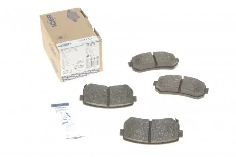 Колодки гальмівні (задні) Hyundai Accent/i30 05-12/Kia Cee'd/Rio/Sportage 04- ICER 181712