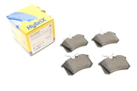 Колодки гальмівні (задні) VW Golf II/III/Passat B2/B3/B4 84-99/Polo 95-01/Peugeot 405 87-97 Metelli 22-0100-0