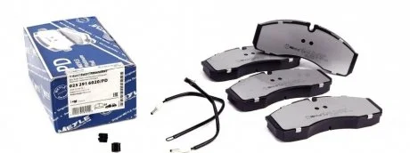 Колодки гальмівні (передні) MB Sprinter 616CDI/Renault Mascott MEYLE 025 291 6020/PD