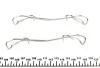 Комплект гальмівних колодок передн, RENAULT LAGUNA, LAGUNA II, LAGUNA III, MEGANE II, SCENIC II, TWINGO II, WIND 1.2-2.0D 03.01-12.15 TEXTAR 2321502 (фото 2)