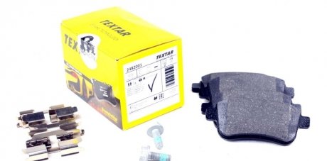 Тормозные колодки (задние) Renault Fluence/Megane/Scenic 08- (TRW) Q+ TEXTAR 2482001