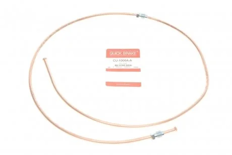 Трубка гальмівна 1.00м QUICK BRAKE CU-1000A-A