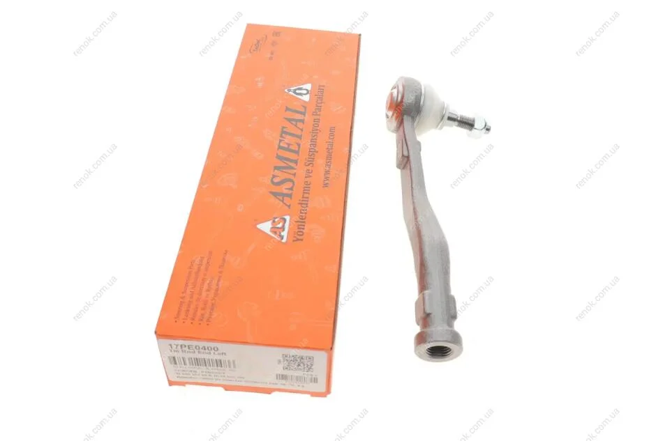 Наконечник тяги рульової (L) Citroen C4/Peugeot 208 12- ASMETAL 17PE0400 (фото 1)