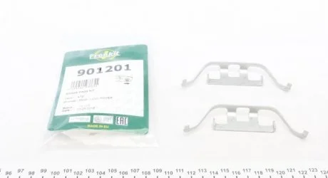 Планка супорта (заднього) прижимна (к-кт) Land Rover Range Rover 02-12 (Ate) FRENKIT 901201