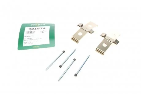 Монтажний к-кт гальмівних колодок пер. Tesla Model S 12-/Astra J 11-/Insignia A 08-(Brembo) FRENKIT 901674