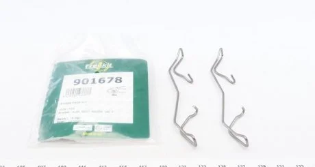 Монтажний к-кт гальмівних колодок пер. A4/Q3/308/Sceanic 3/Megane 3/Octavia 3/Caddy 3/Golf 6(ATE) FRENKIT 901678