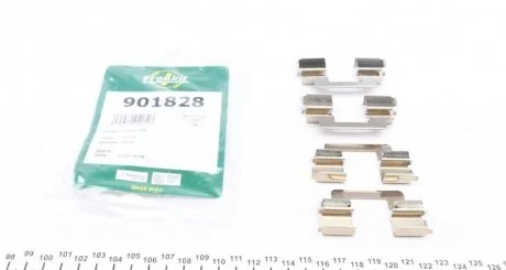 Планка супорта (заднього) прижимна (к-кт) BMW 5(F10/F11)/ X3/X4 09- (Lucas) FRENKIT 901828