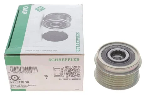 Шків генератора Citroen Jumper 3.0 HDi/Fiat Ducato 3.0D 06- INA 535 0176 10