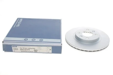 Диск гальмівний (передній) Renault Kangoo 97- (259x20.7) MEYLE 16-15 521 0036/PD