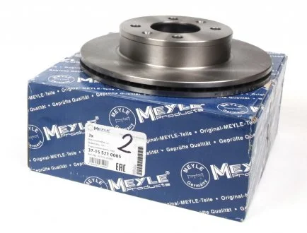 Диск гальмівний MEYLE 37-15 521 0005